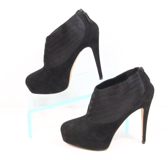 Brian Atwood Dasha Women Platform Booties Eu 36.5 Designer Shoes Stiletto Heel - Picture 6 of 11